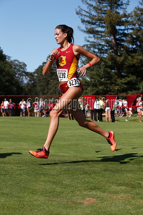 2014StanfordCollWomen-279.JPG - College race at the 2014 Stanford Cross Country Invitational, September 27, Stanford Golf Course, Stanford, California.
